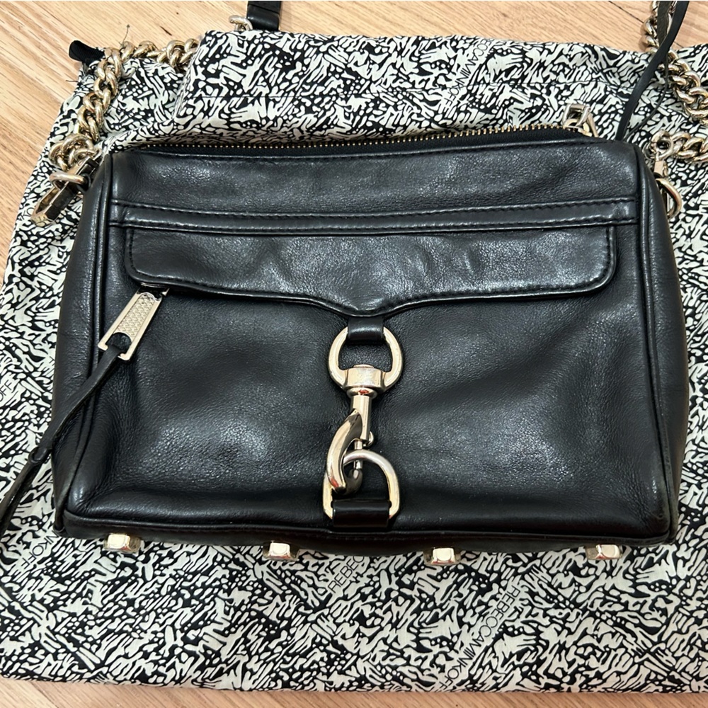 Black Rebecca Minkoff mini MAC crossbody
